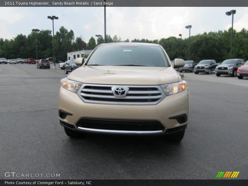 Sandy Beach Metallic / Sand Beige 2011 Toyota Highlander