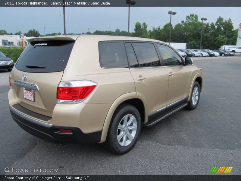 Sandy Beach Metallic / Sand Beige 2011 Toyota Highlander