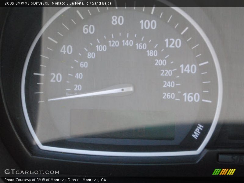 Monaco Blue Metallic / Sand Beige 2009 BMW X3 xDrive30i