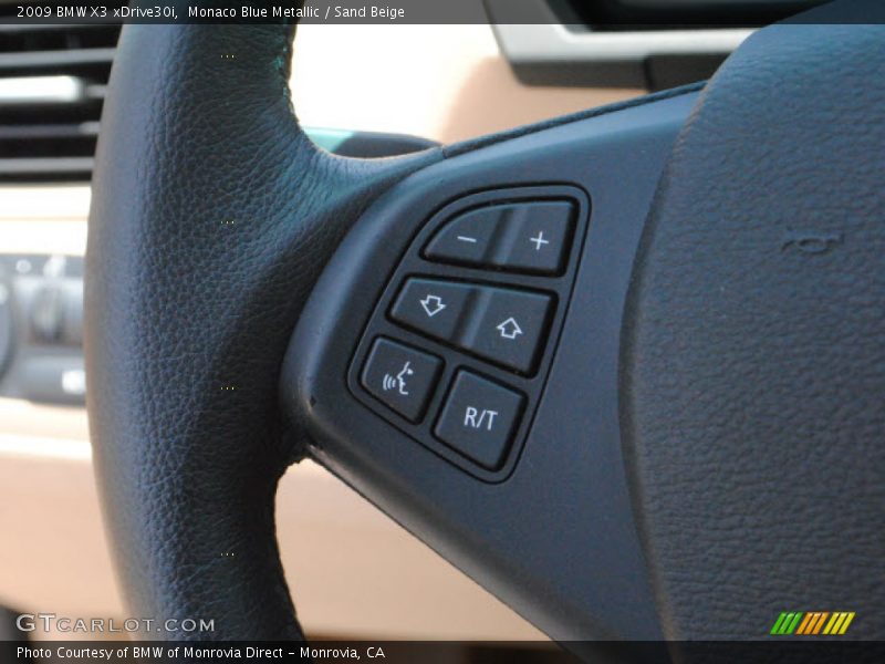 Monaco Blue Metallic / Sand Beige 2009 BMW X3 xDrive30i