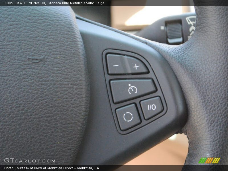 Monaco Blue Metallic / Sand Beige 2009 BMW X3 xDrive30i
