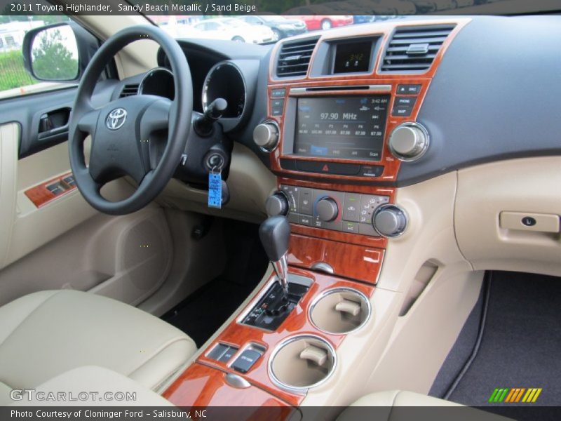 Sandy Beach Metallic / Sand Beige 2011 Toyota Highlander