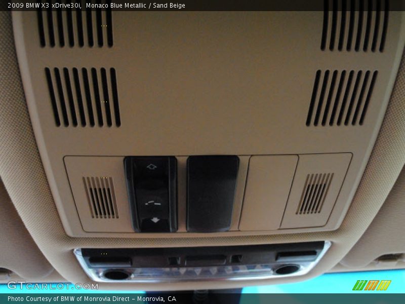Monaco Blue Metallic / Sand Beige 2009 BMW X3 xDrive30i