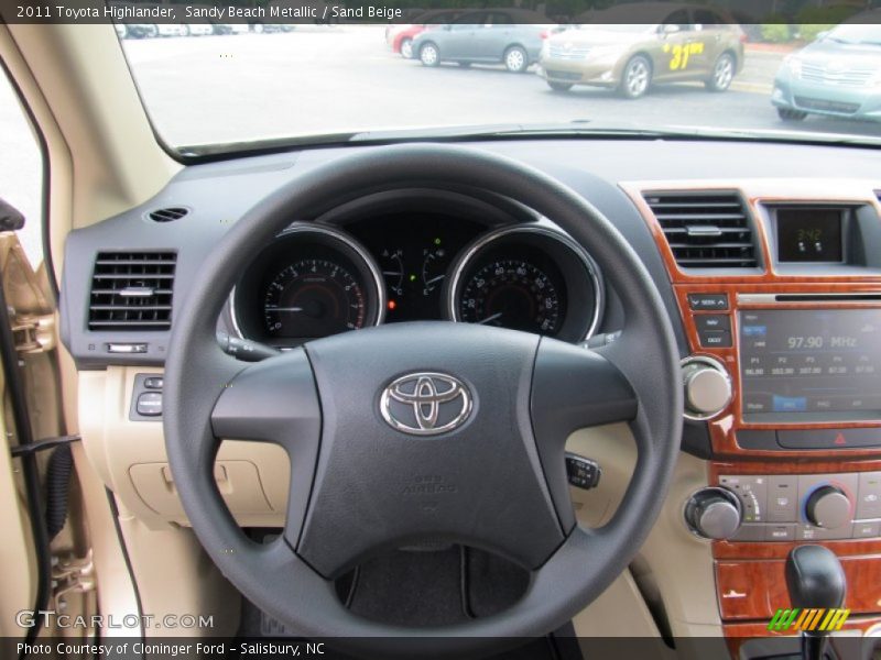 Sandy Beach Metallic / Sand Beige 2011 Toyota Highlander