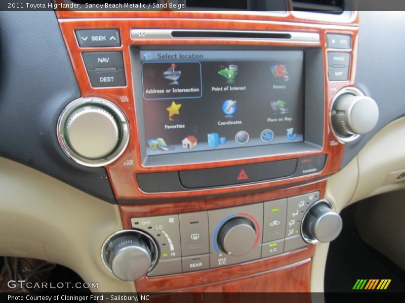 Sandy Beach Metallic / Sand Beige 2011 Toyota Highlander
