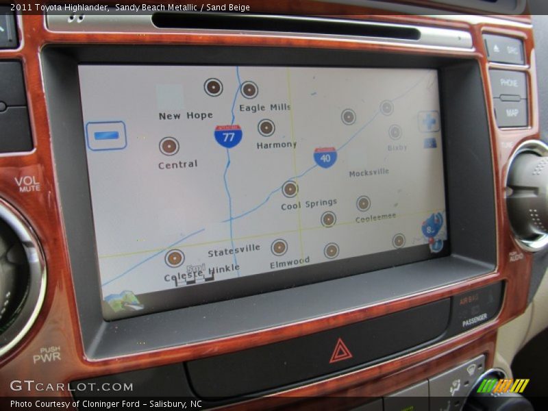 Sandy Beach Metallic / Sand Beige 2011 Toyota Highlander