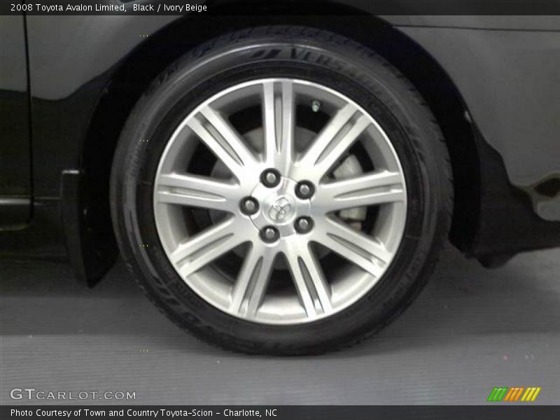 Black / Ivory Beige 2008 Toyota Avalon Limited