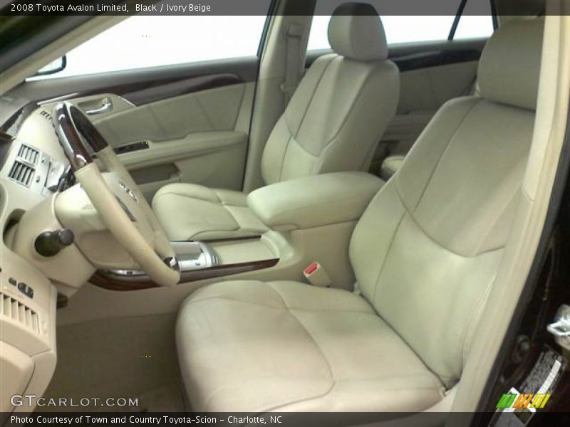 Black / Ivory Beige 2008 Toyota Avalon Limited