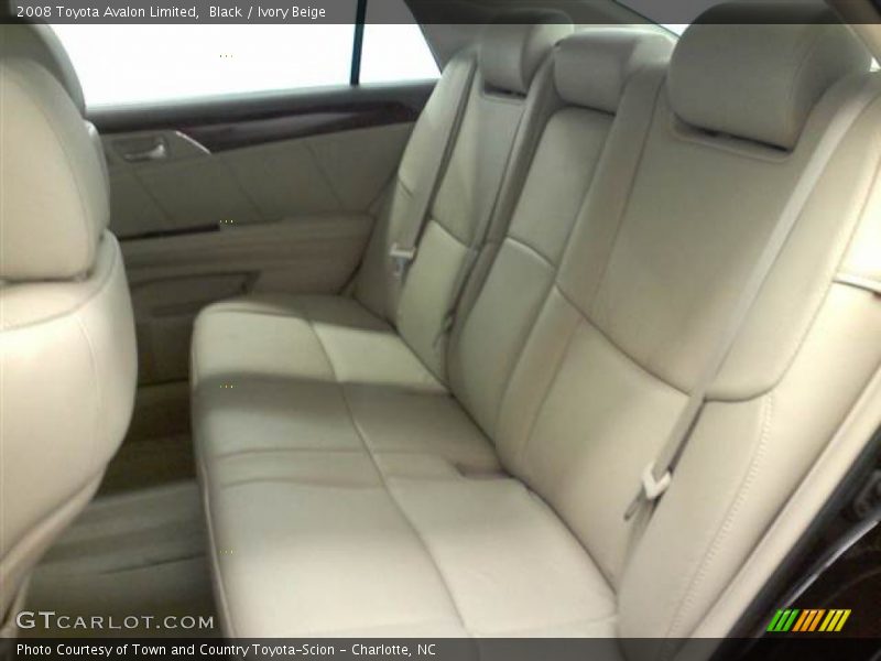 Black / Ivory Beige 2008 Toyota Avalon Limited