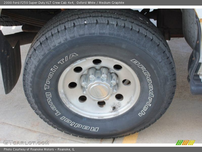 Oxford White / Medium Graphite 2000 Ford F250 Super Duty XLT Crew Cab 4x4
