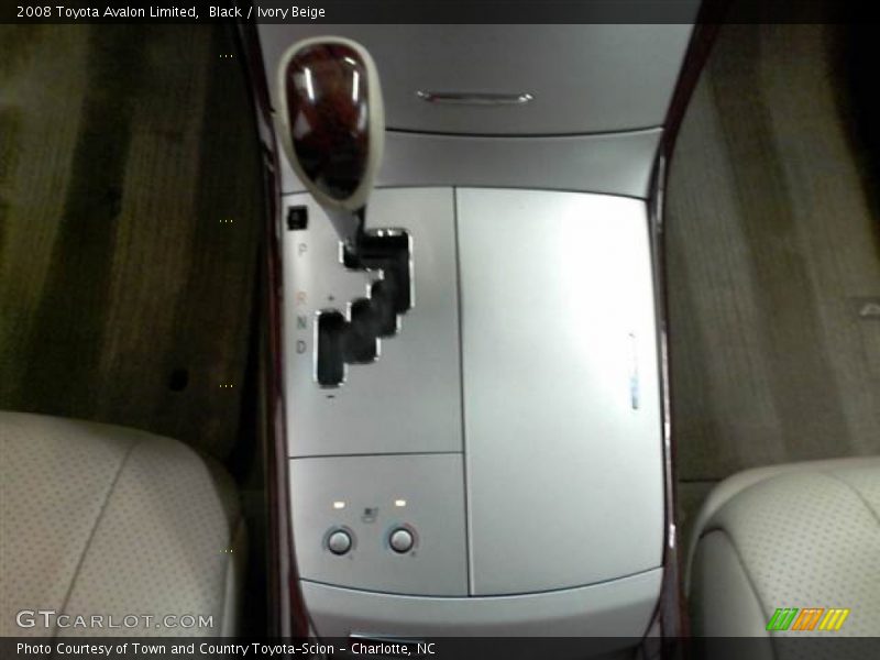 Black / Ivory Beige 2008 Toyota Avalon Limited