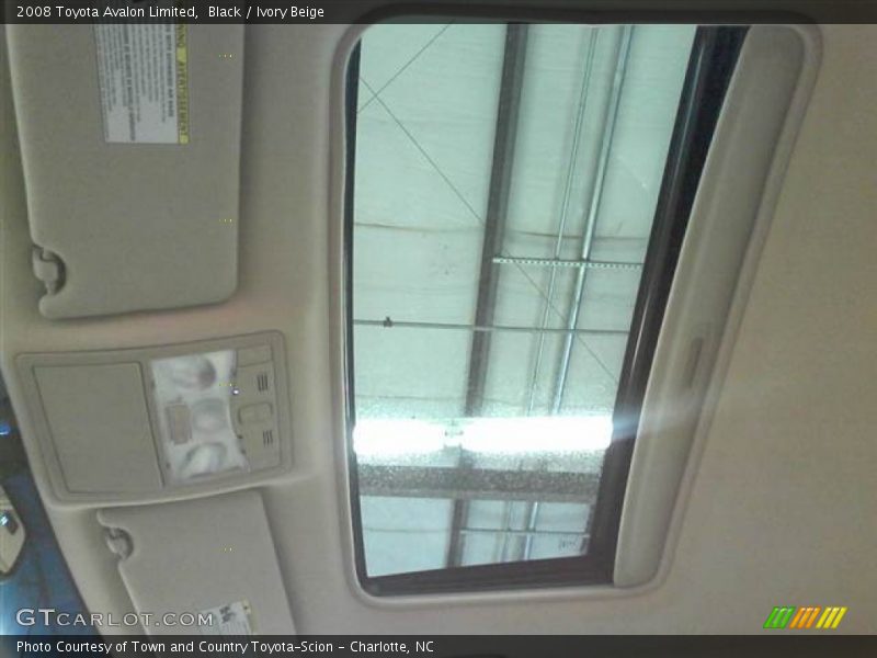 Black / Ivory Beige 2008 Toyota Avalon Limited