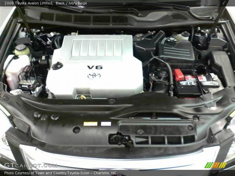 Black / Ivory Beige 2008 Toyota Avalon Limited