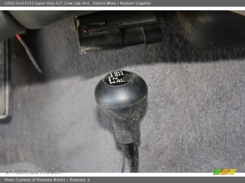 Oxford White / Medium Graphite 2000 Ford F250 Super Duty XLT Crew Cab 4x4