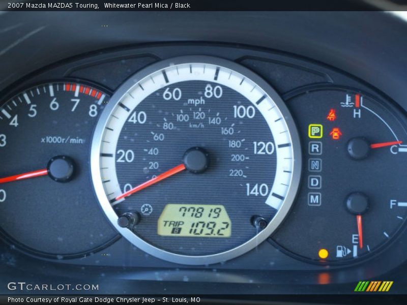 Whitewater Pearl Mica / Black 2007 Mazda MAZDA5 Touring