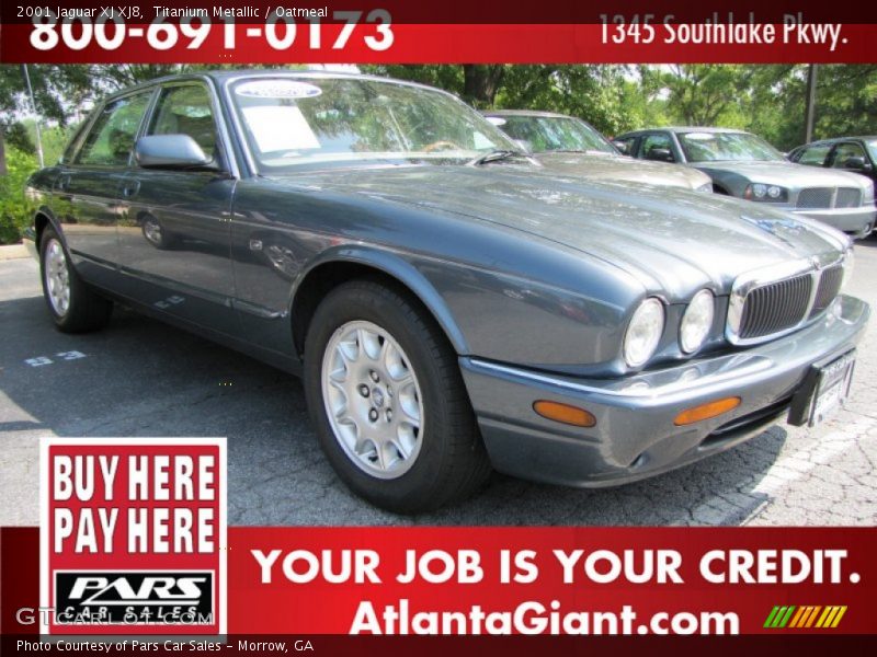 Titanium Metallic / Oatmeal 2001 Jaguar XJ XJ8