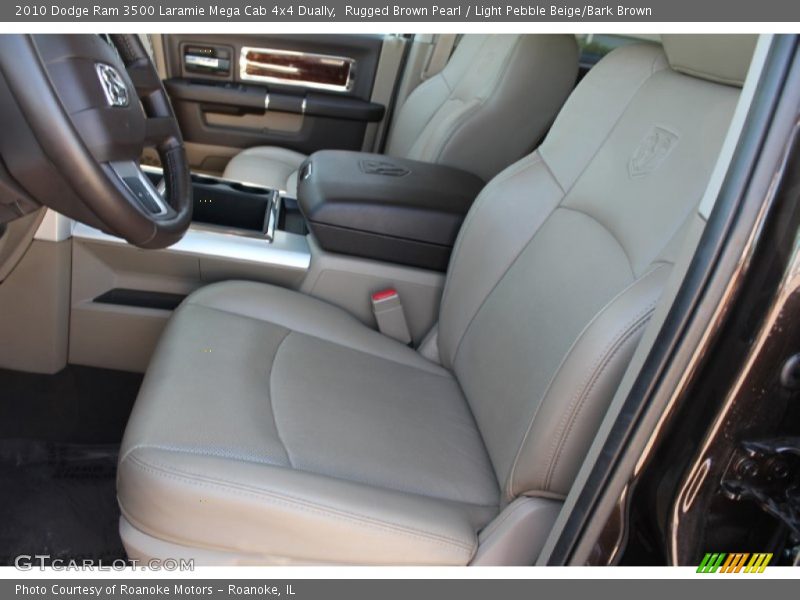  2010 Ram 3500 Laramie Mega Cab 4x4 Dually Light Pebble Beige/Bark Brown Interior