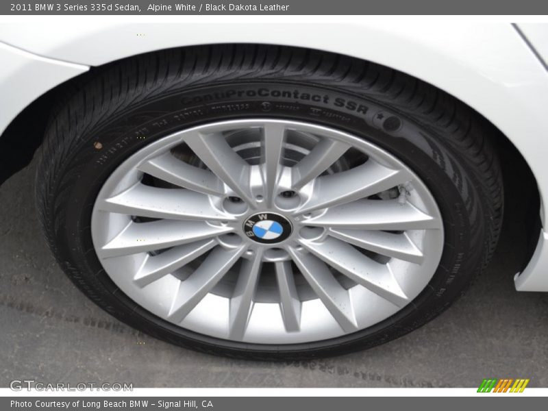 Alpine White / Black Dakota Leather 2011 BMW 3 Series 335d Sedan