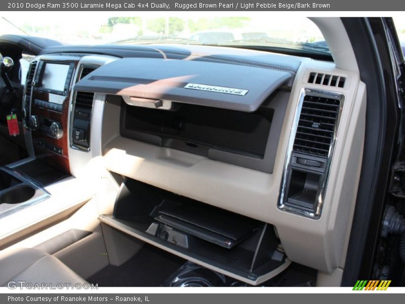 Rugged Brown Pearl / Light Pebble Beige/Bark Brown 2010 Dodge Ram 3500 Laramie Mega Cab 4x4 Dually
