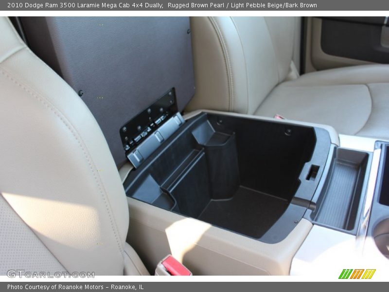 Rugged Brown Pearl / Light Pebble Beige/Bark Brown 2010 Dodge Ram 3500 Laramie Mega Cab 4x4 Dually