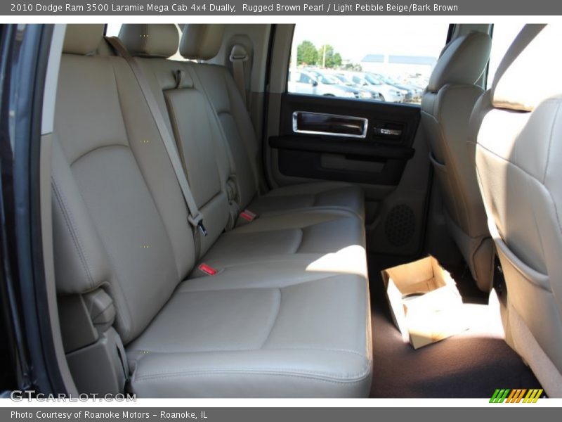 Rugged Brown Pearl / Light Pebble Beige/Bark Brown 2010 Dodge Ram 3500 Laramie Mega Cab 4x4 Dually