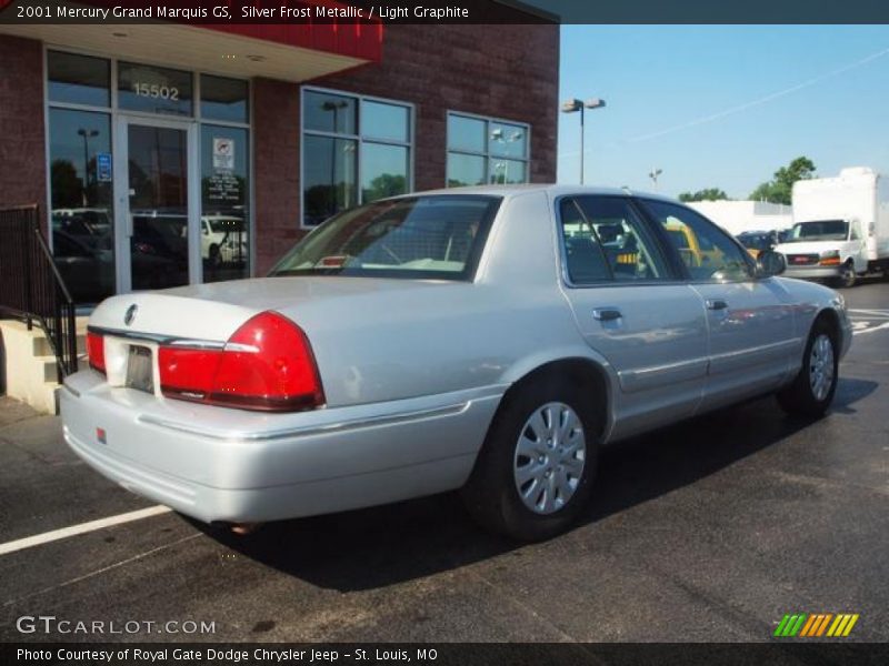 Silver Frost Metallic / Light Graphite 2001 Mercury Grand Marquis GS