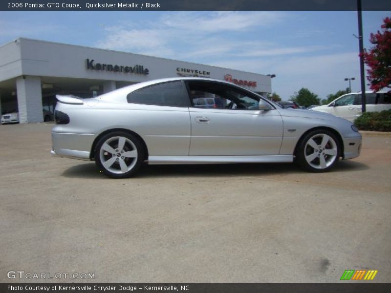 Quicksilver Metallic / Black 2006 Pontiac GTO Coupe