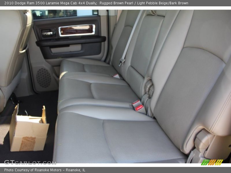 Rugged Brown Pearl / Light Pebble Beige/Bark Brown 2010 Dodge Ram 3500 Laramie Mega Cab 4x4 Dually