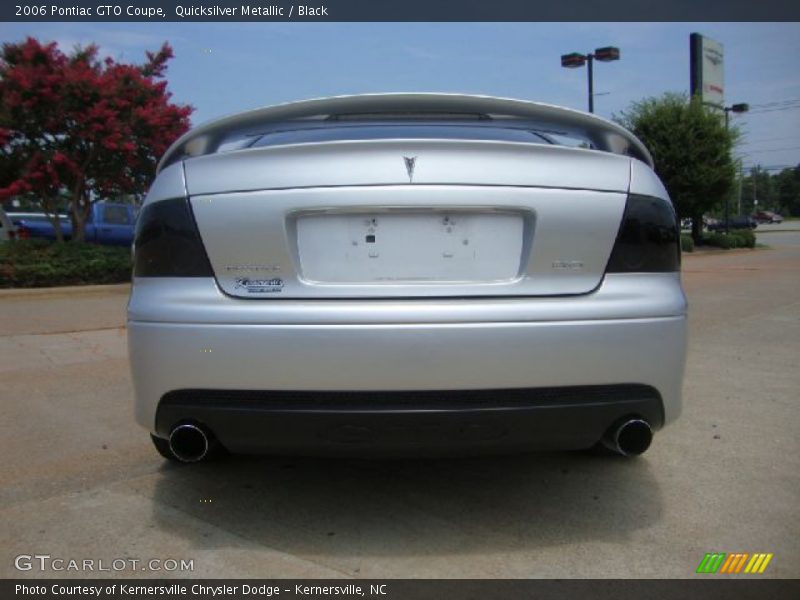 Quicksilver Metallic / Black 2006 Pontiac GTO Coupe