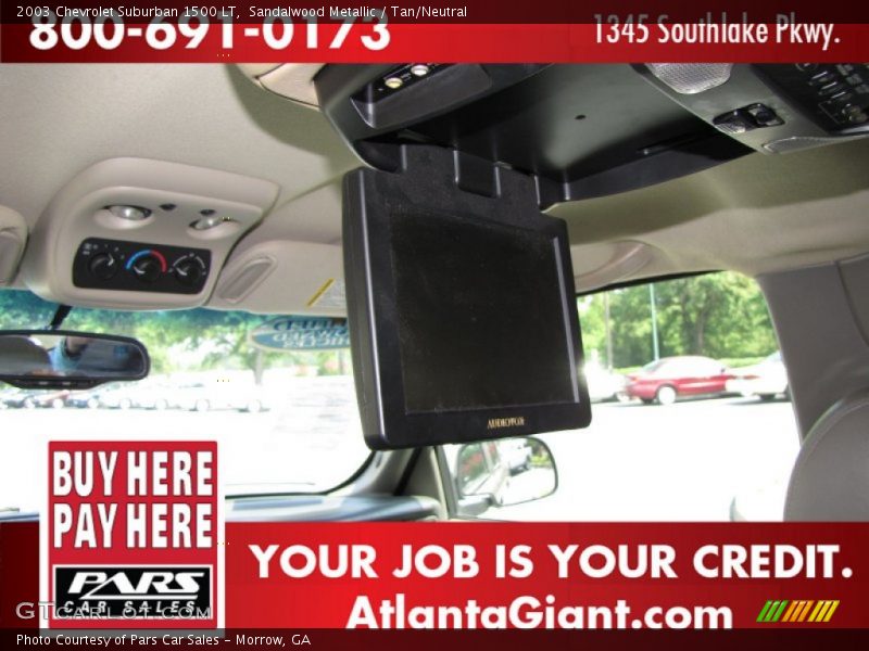 Sandalwood Metallic / Tan/Neutral 2003 Chevrolet Suburban 1500 LT