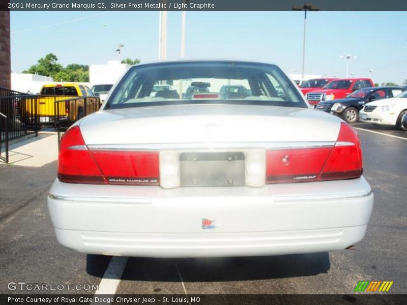 Silver Frost Metallic / Light Graphite 2001 Mercury Grand Marquis GS