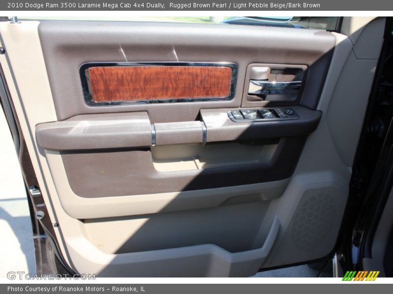 Rugged Brown Pearl / Light Pebble Beige/Bark Brown 2010 Dodge Ram 3500 Laramie Mega Cab 4x4 Dually