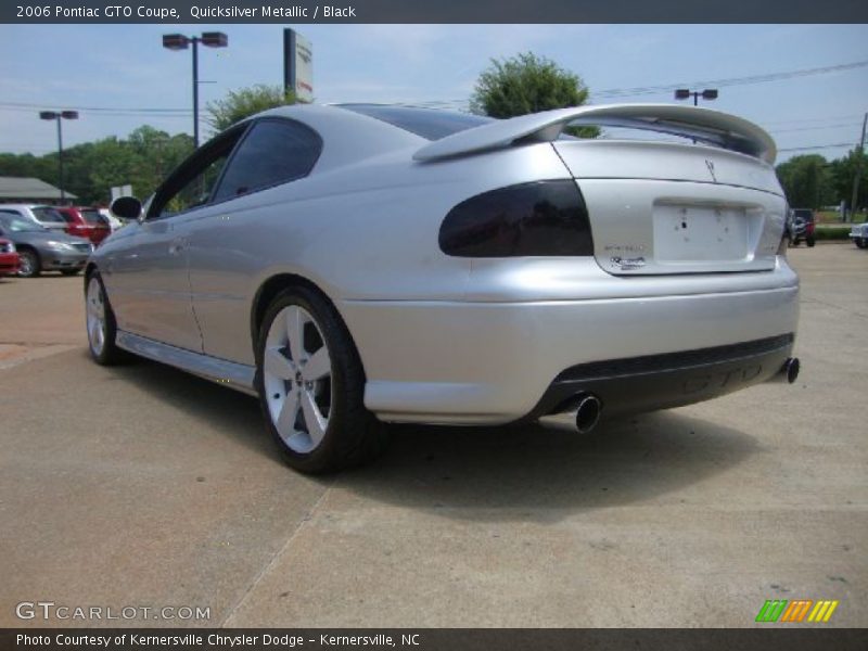 Quicksilver Metallic / Black 2006 Pontiac GTO Coupe