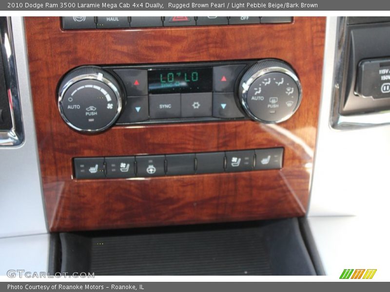 Controls of 2010 Ram 3500 Laramie Mega Cab 4x4 Dually