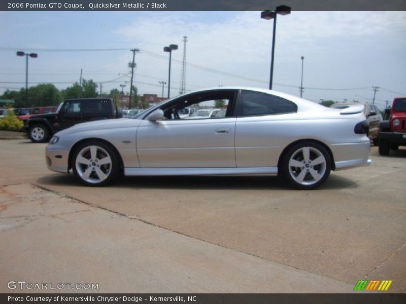 Quicksilver Metallic / Black 2006 Pontiac GTO Coupe