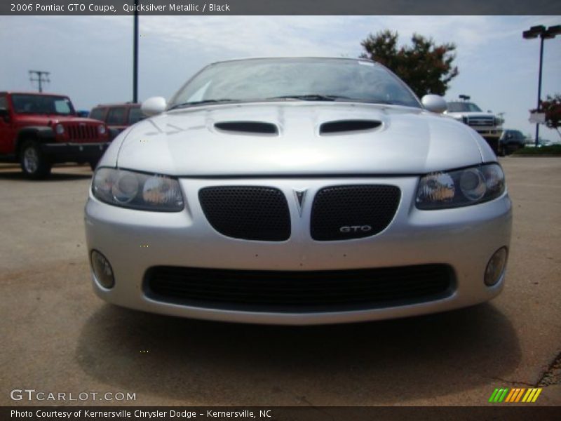 Quicksilver Metallic / Black 2006 Pontiac GTO Coupe