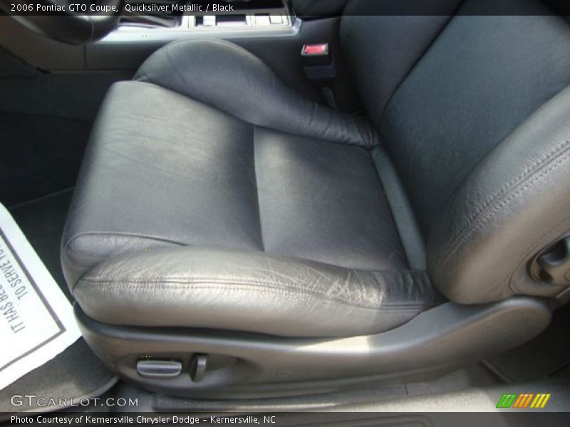 Quicksilver Metallic / Black 2006 Pontiac GTO Coupe