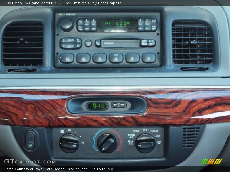 Silver Frost Metallic / Light Graphite 2001 Mercury Grand Marquis GS