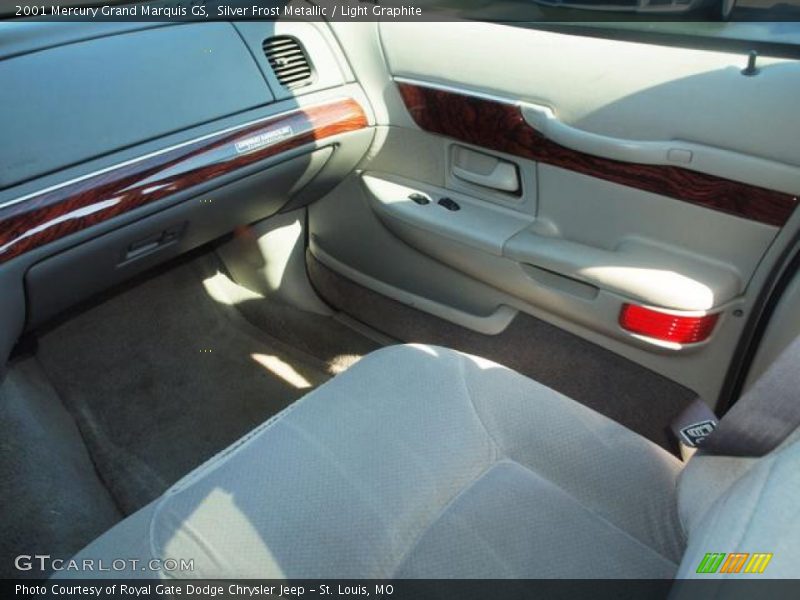 Silver Frost Metallic / Light Graphite 2001 Mercury Grand Marquis GS