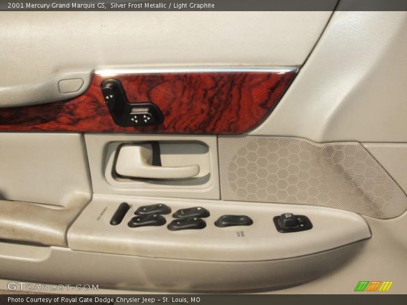 Silver Frost Metallic / Light Graphite 2001 Mercury Grand Marquis GS