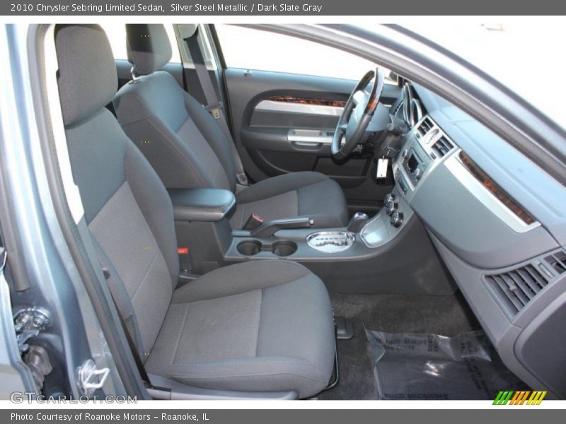 Silver Steel Metallic / Dark Slate Gray 2010 Chrysler Sebring Limited Sedan