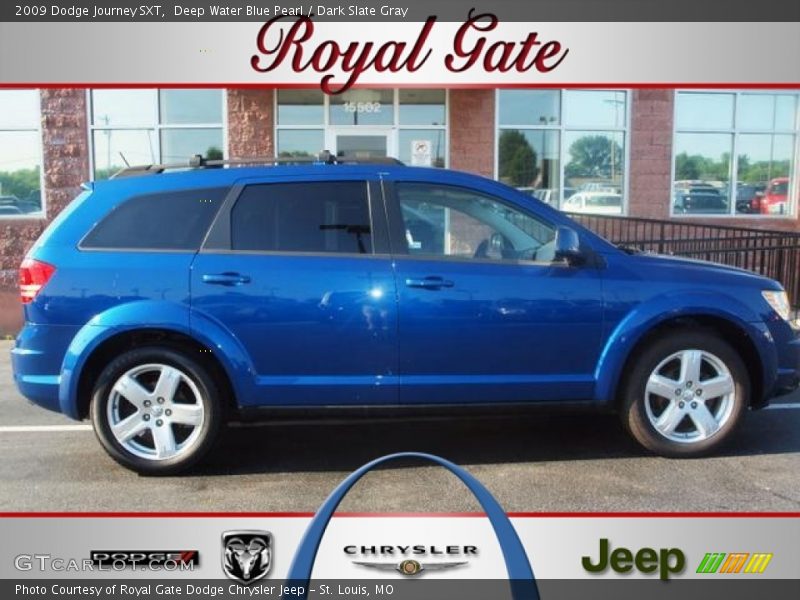 Deep Water Blue Pearl / Dark Slate Gray 2009 Dodge Journey SXT