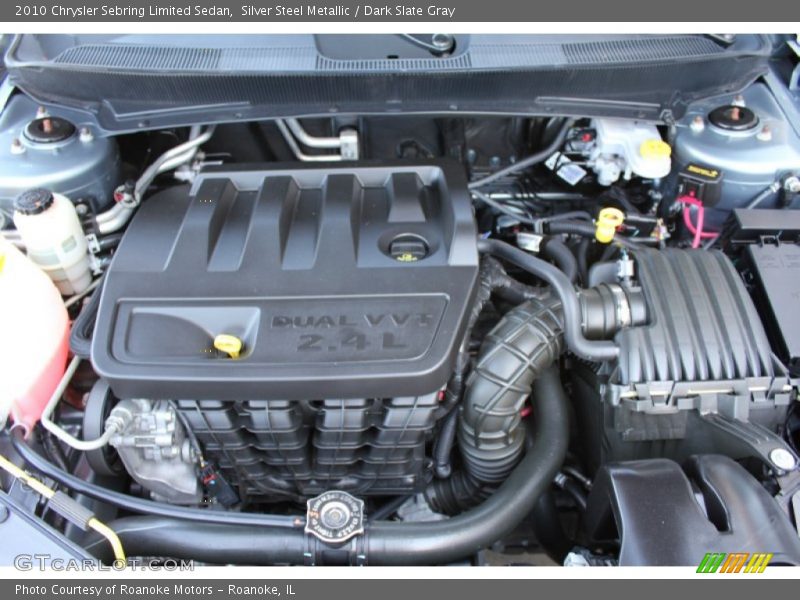 Silver Steel Metallic / Dark Slate Gray 2010 Chrysler Sebring Limited Sedan