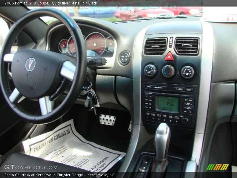 Dashboard of 2006 GTO Coupe