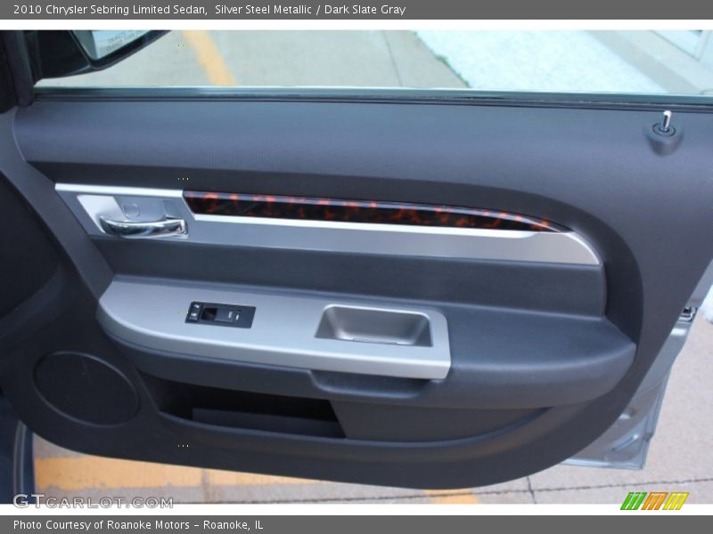 Silver Steel Metallic / Dark Slate Gray 2010 Chrysler Sebring Limited Sedan