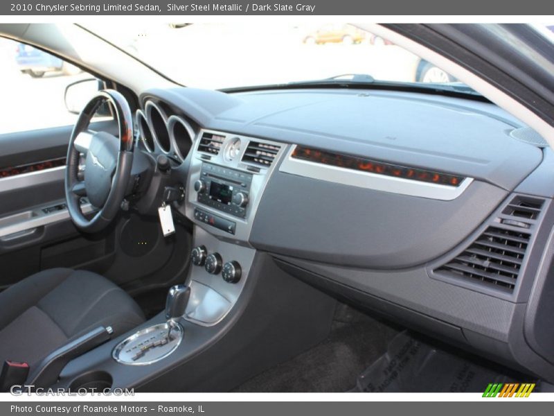 Silver Steel Metallic / Dark Slate Gray 2010 Chrysler Sebring Limited Sedan