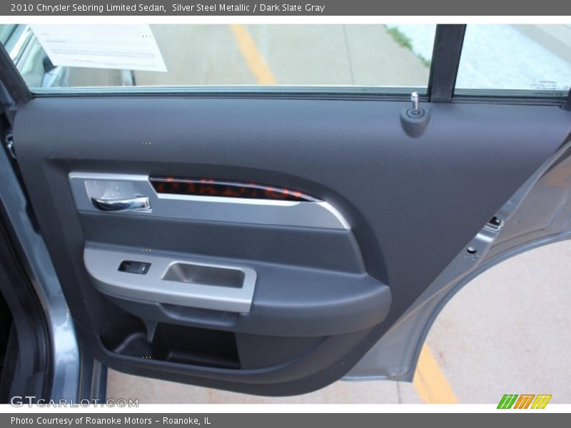 Silver Steel Metallic / Dark Slate Gray 2010 Chrysler Sebring Limited Sedan