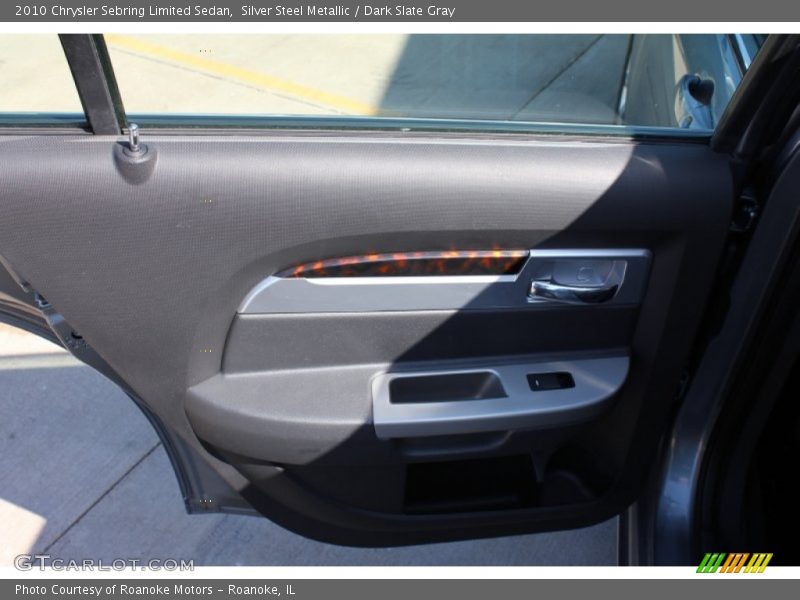 Silver Steel Metallic / Dark Slate Gray 2010 Chrysler Sebring Limited Sedan