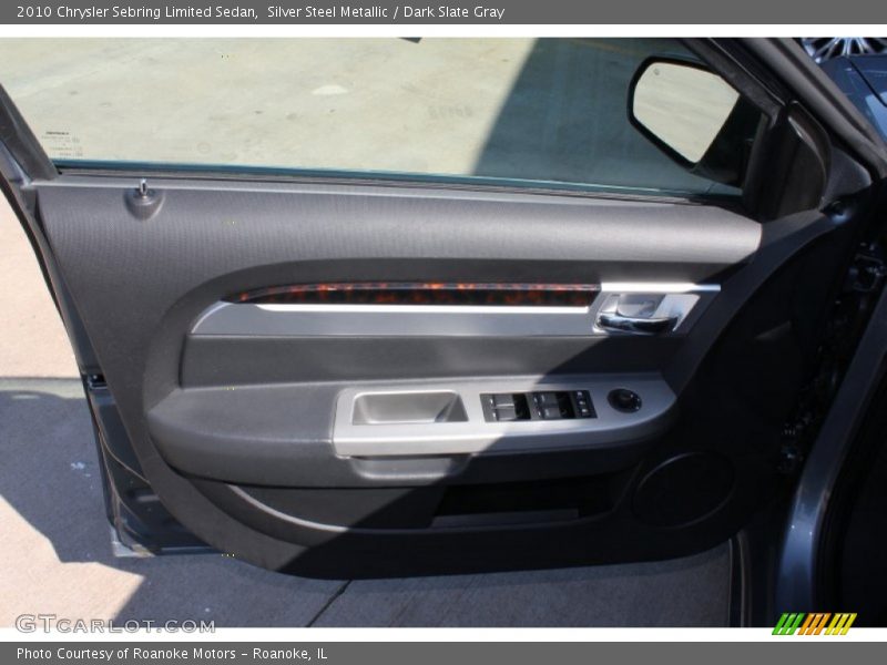 Silver Steel Metallic / Dark Slate Gray 2010 Chrysler Sebring Limited Sedan