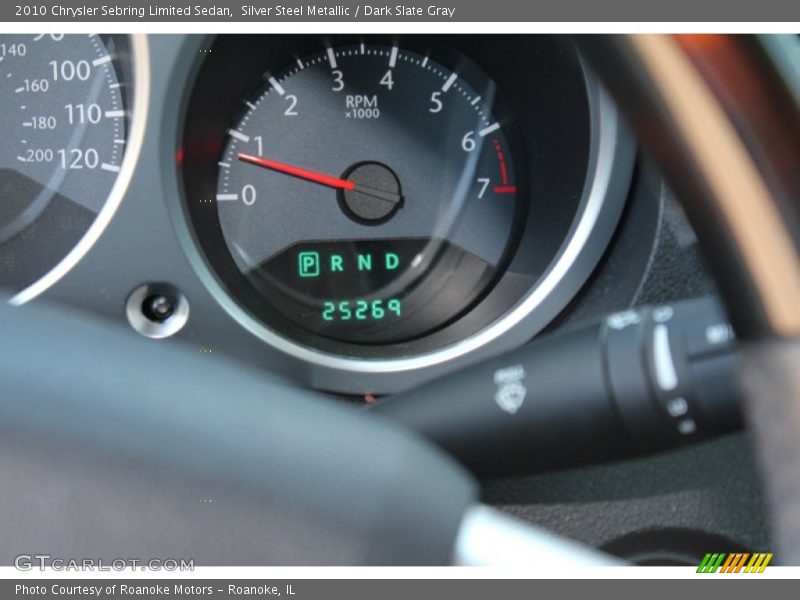 Silver Steel Metallic / Dark Slate Gray 2010 Chrysler Sebring Limited Sedan